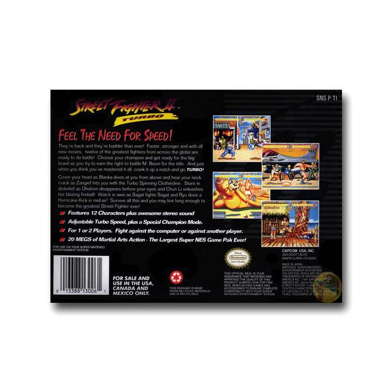 Street Fighter II Turbo (Nintendo SNES)