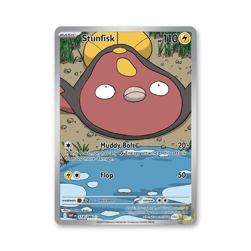 Stunfisk - 118/086 (White Flare)