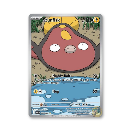Stunfisk - 118/086 (White Flare)