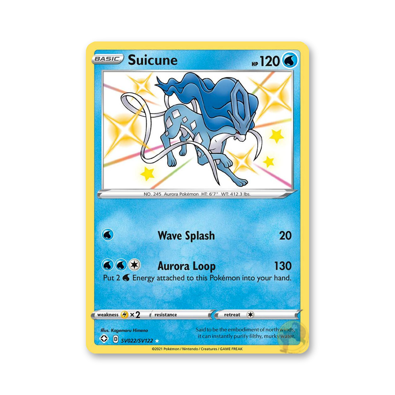 Suicune - SV022/SV122 (Shining Fates: Shiny Vault)