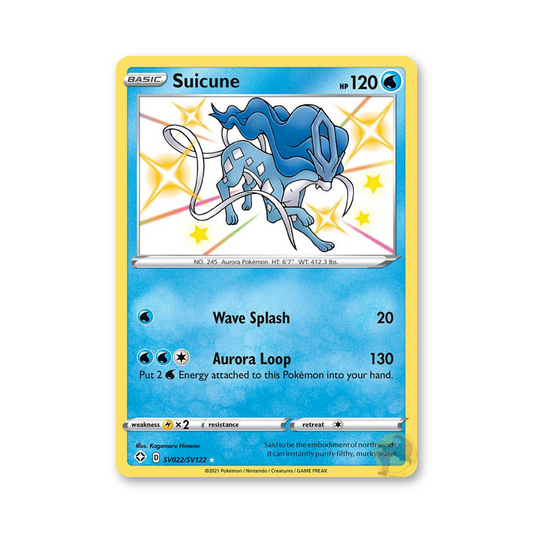 Suicune - SV022/SV122 (Shining Fates: Shiny Vault)