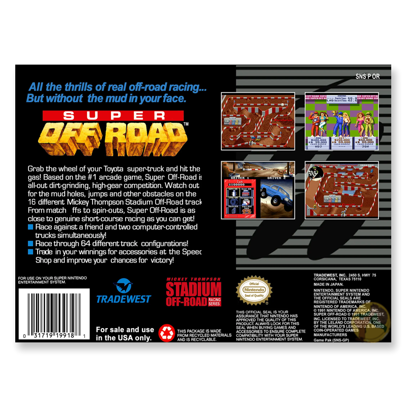 Super Off Road (Nintendo SNES)
