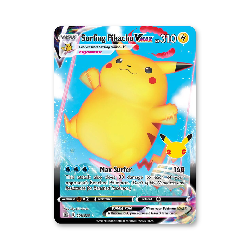 Surfing Pikachu VMAX - 009/025 (Celebrations)