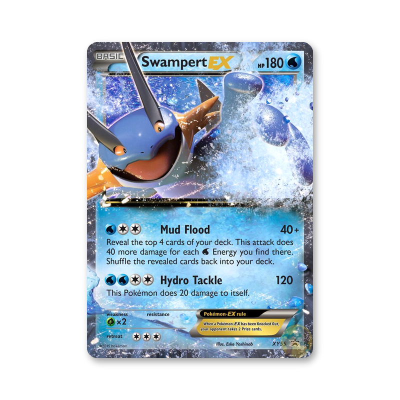 Swampert EX - XY55 (X & Y Promo Cards)