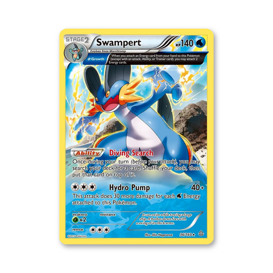 Swampert (Alpha) - 36/160 (Primal Clash)