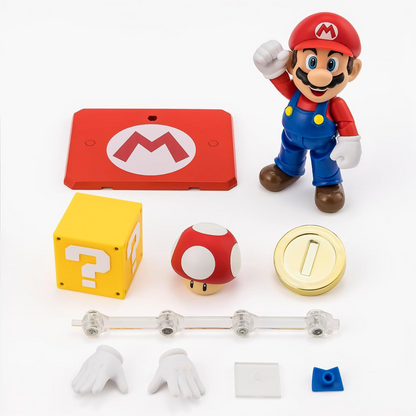 Tamashii Nations S.H.Figuarts: Super Mario - Mario Action Figure (Bandai)