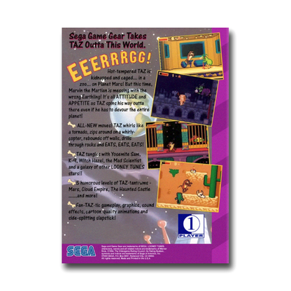 Taz in Escape from Mars (Sega Game Gear)