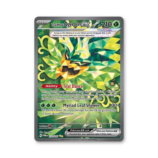 Teal Mask Ogerpon ex - 211/167 (Twilight Masquerade)