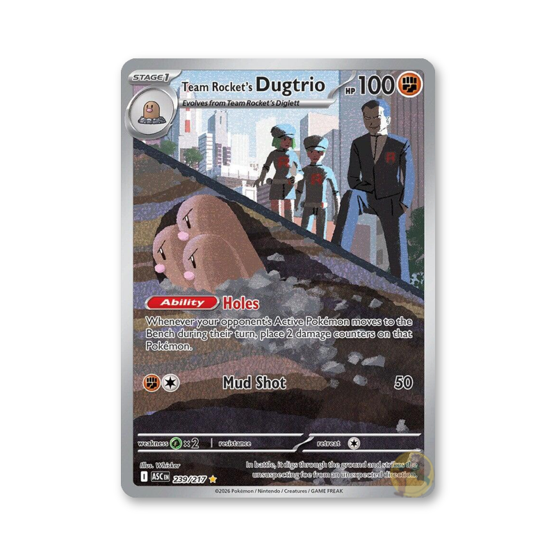 Team Rocket's Dugtrio - 239/217 (Ascended Heroes)
