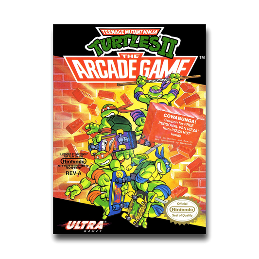Teenage Mutant Ninja Turtles II: The Arcade Game (Nintendo NES)