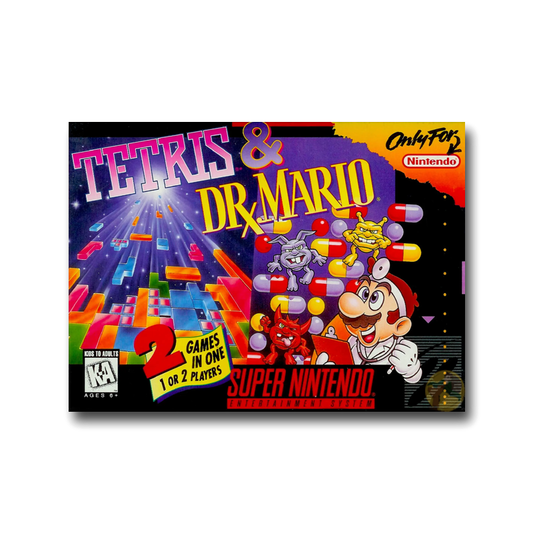 Tetris & Dr. Mario (Nintendo SNES)