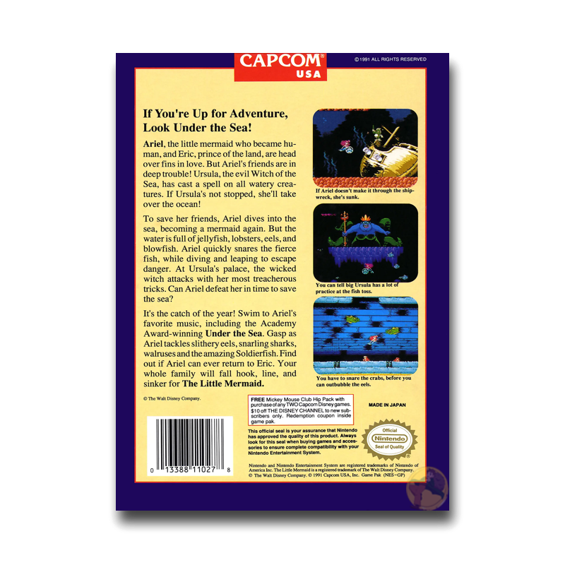 The Little Mermaid (Nintendo NES)