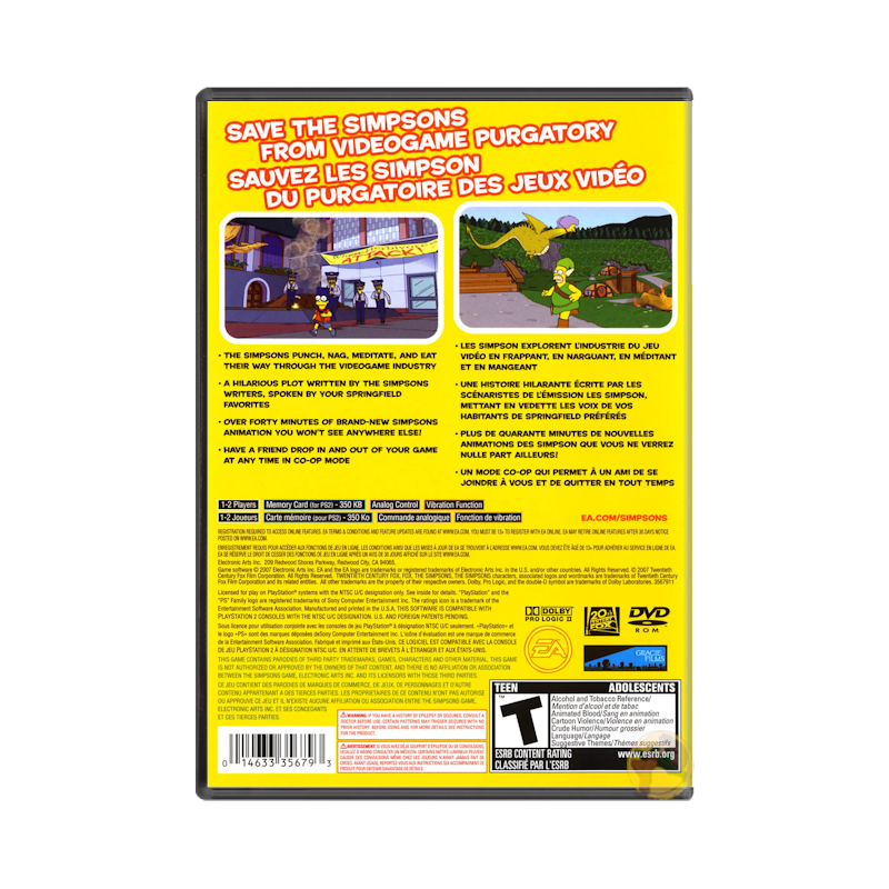 The Simpsons Game (PlayStation 2)