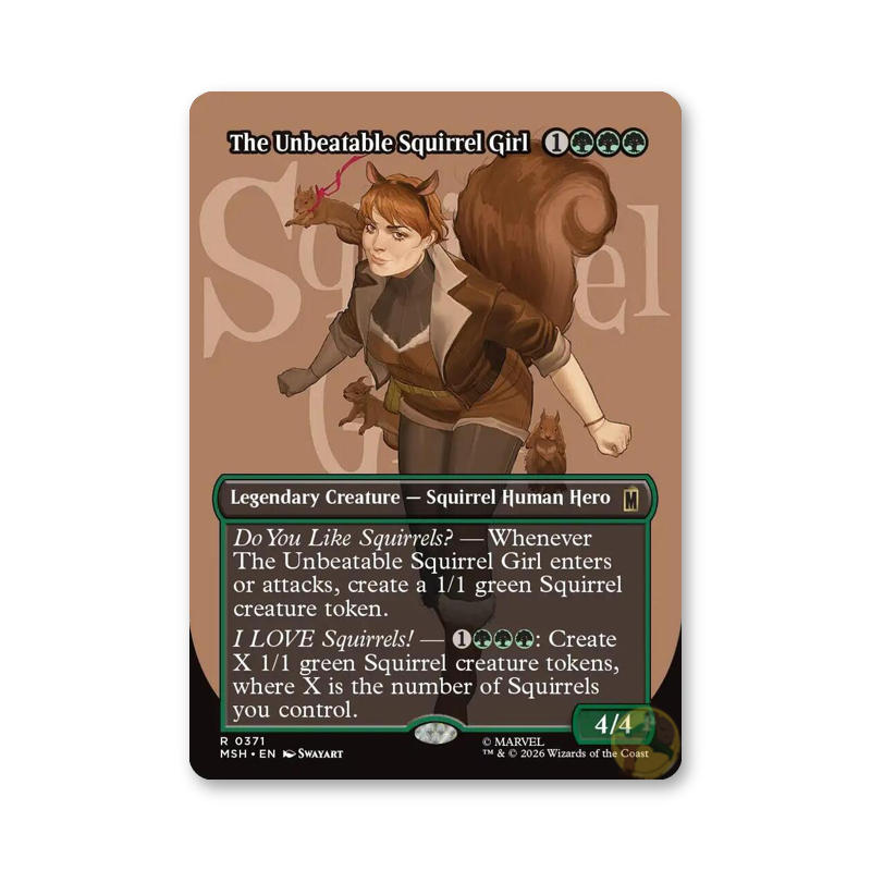 The Unbeatable Squirrel Girl (Borderless)  - 0371 (Marvel Super Heroes)