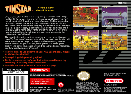 Tin Star (Nintendo SNES)