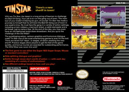 Tin Star (Nintendo SNES)