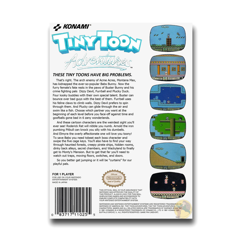 Tiny Toon Adventures (Nintendo NES)