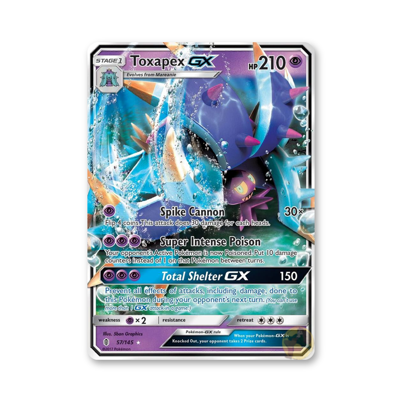 Toxapex GX - 57/145 (Guardians Rising)