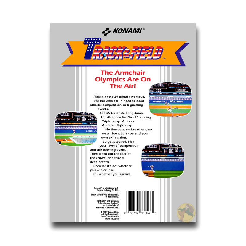 Track & Field [5 Screw] (Nintendo NES)