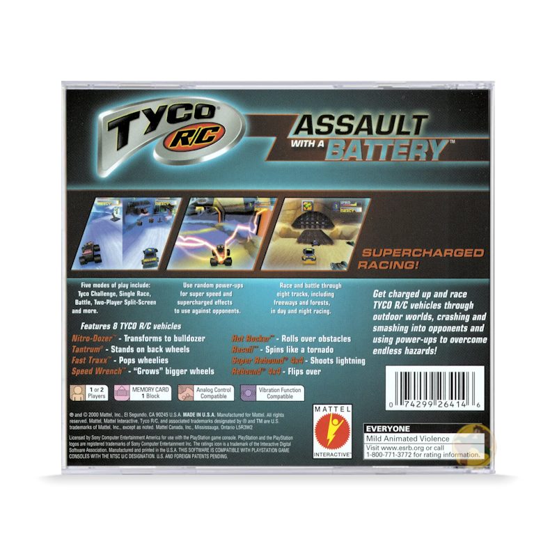 Tyco R/C: Assault with a Battery (PlayStation 1)