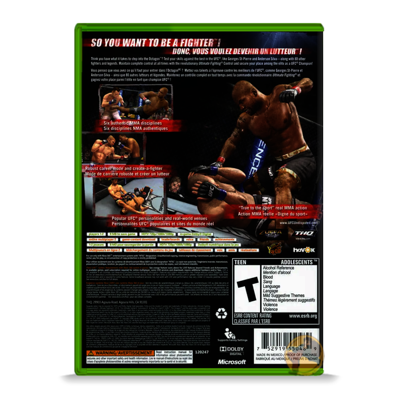 UFC Undisputed 2009 (Xbox 360)