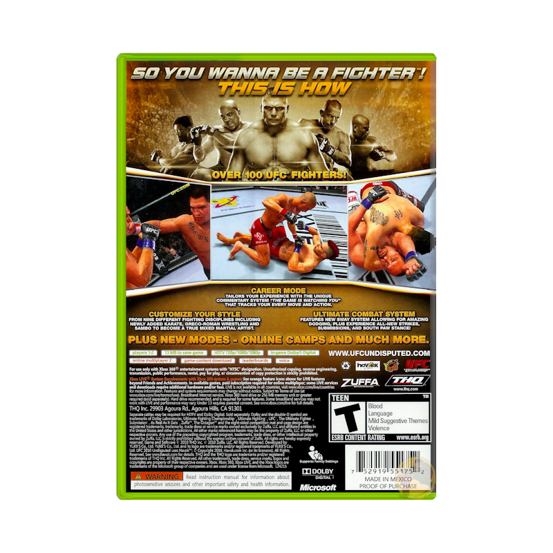 UFC Undisputed 2010 (Xbox 360)