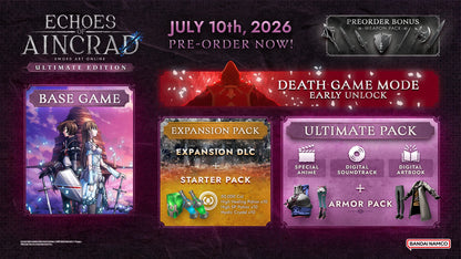 Sword Art Online: Echoes of Aincrad [Ultimate Edition] (PlayStation 5) [PREORDER]