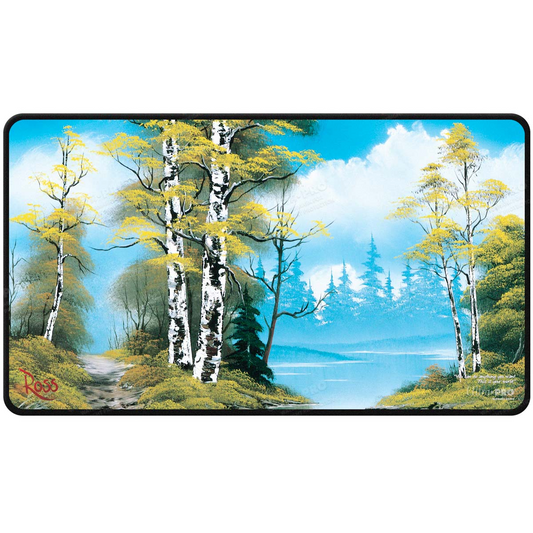 Ultra Pro - Bob Ross: Lakeside Path Black Stitched Playmat