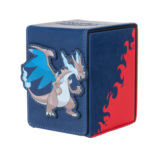 Ultra Pro - Mega Charizard X ALCOVE® Flip DECK BOX® for the Pokémon Trading Card Game