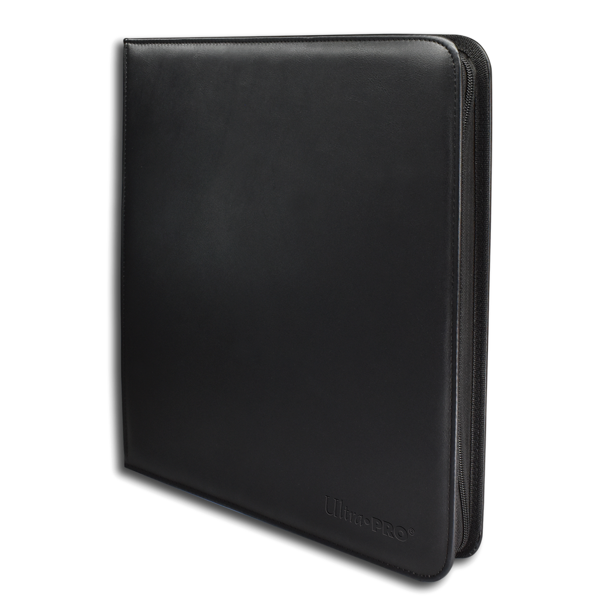 Ultra Pro Portfolio: Vivid Black Zippered PRO-Binder Album (12-Pocket)