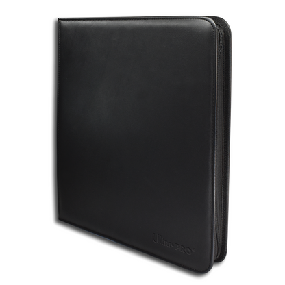 Ultra Pro Portfolio: Vivid Black Zippered PRO-Binder Album (12-Pocket)