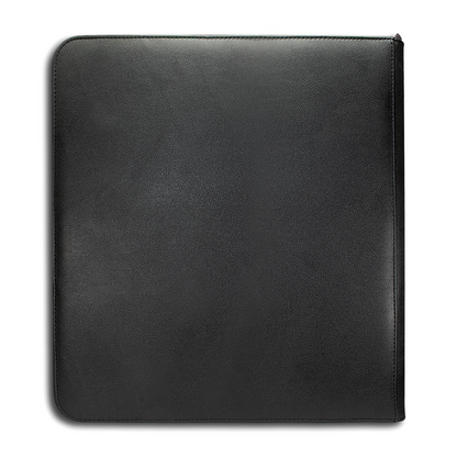 Ultra Pro Portfolio: Vivid Black Zippered PRO-Binder Album (12-Pocket)