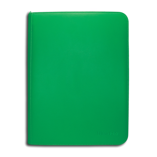 Ultra Pro Portfolio: Vivid Green Zippered PRO-Binder Album (9-Pocket)