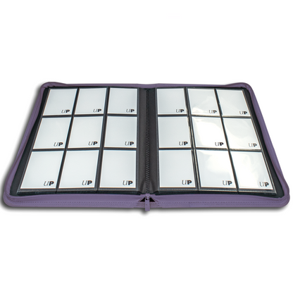 Ultra Pro Portfolio: Vivid Purple Zippered PRO-Binder Album (9-Pocket)