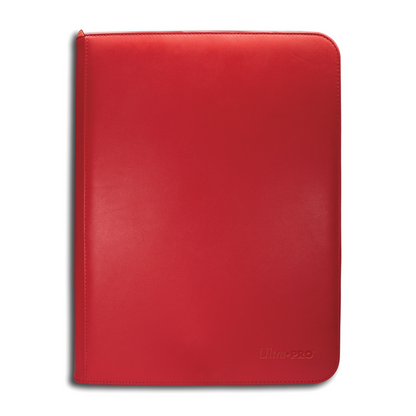 Ultra Pro Portfolio: Vivid Red Zippered PRO-Binder Album (9-Pocket)