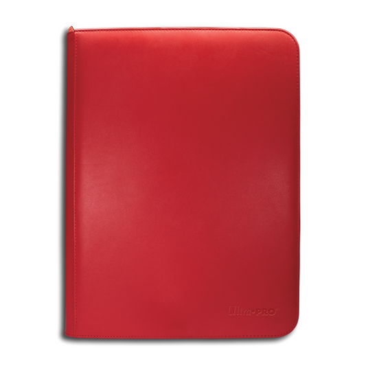 Ultra Pro Portfolio: Vivid Red Zippered PRO-Binder Album (9-Pocket)