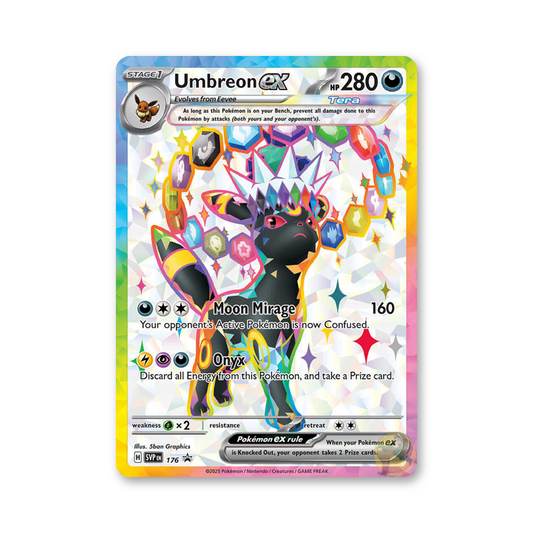 Umbreon ex - 176 (Scarlet & Violet Promo Cards)