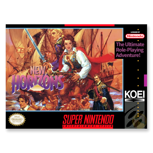 Uncharted Waters: New Horizons (Nintendo SNES)