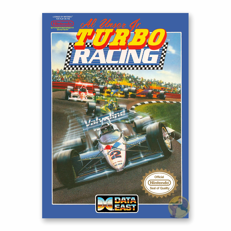 Al Unser Jr. Turbo Racing (Nintendo NES)