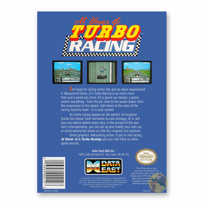 Al Unser Jr. Turbo Racing (Nintendo NES)