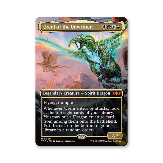 Ureni of the Unwritten (Borderless) - 009 (Commander: Tarkir: Dragonstorm)