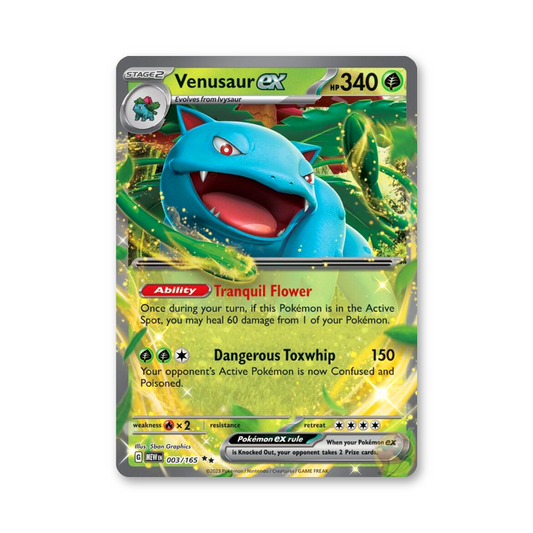 Venusaur ex - 003/165 (Scarlet & Violet 151)