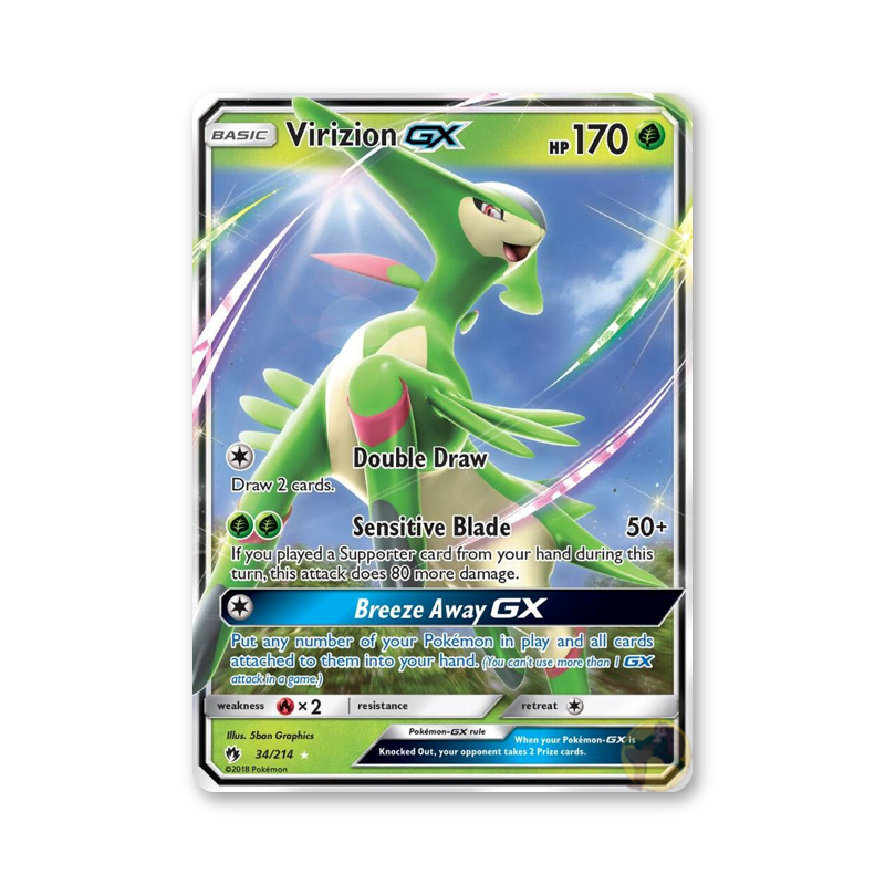 Virizion GX - 34/214 (Lost Thunder)
