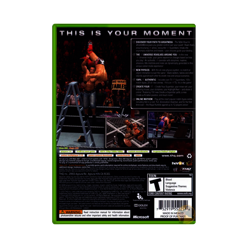 WWE SmackDown vs. Raw 2011 (Xbox 360)