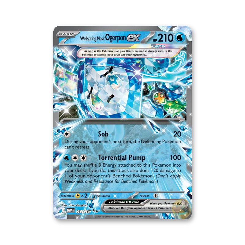Wellspring Mask Ogerpon ex - 064/167 (Twilight Masquerade)