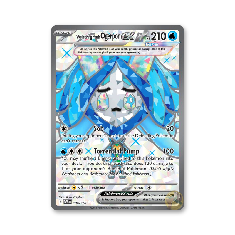 Wellspring Mask Ogerpon ex - 194/167 (Twilight Masquerade)