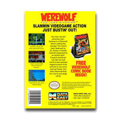 Werewolf: The Last Warrior (Nintendo NES)