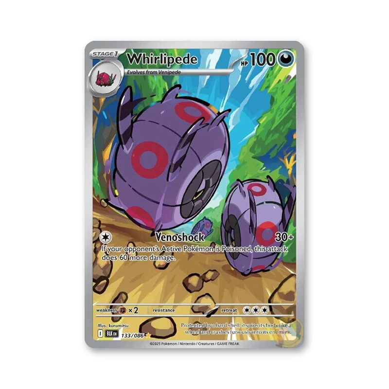 Whirlipede - 133/086 (Black Bolt)