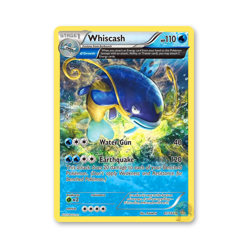 Whiscash (Alpha) - 41/160 (Primal Clash)