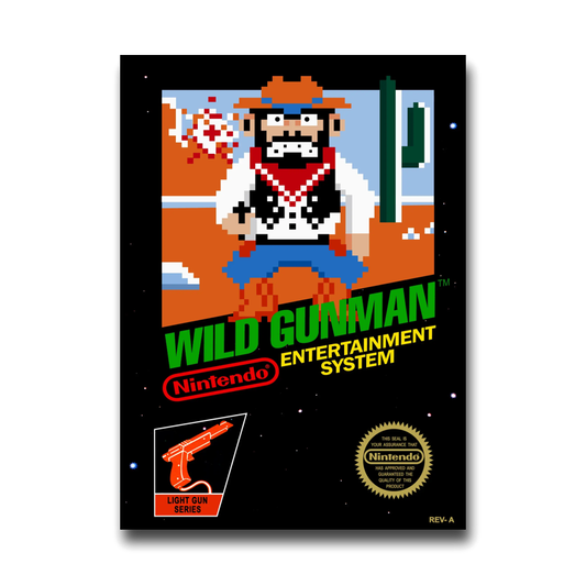 Wild Gunman [5 Screw] (Nintendo NES)